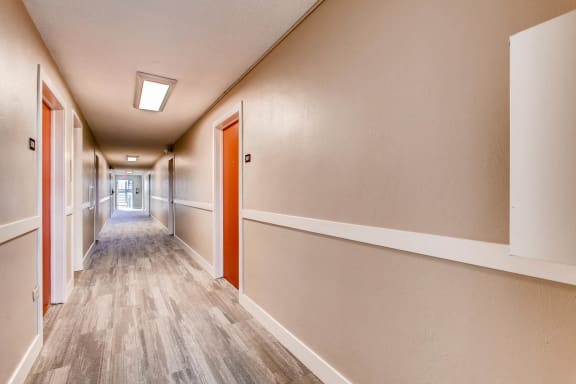 Interior Hallway at Scandia Apartments