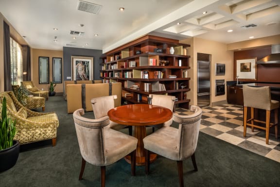 Clubhouse at Trio Apartments in Pasadena, CA, 91101