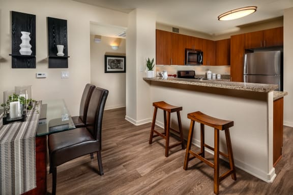 Modern Kitchen at Trio Apartments in Pasadena, CA