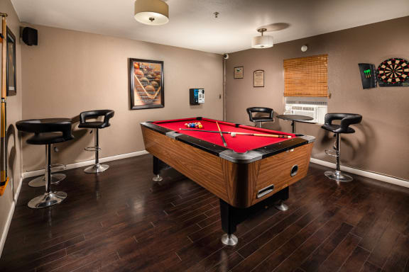 Billiard Room at Renaissance Terrace, Long Beach, CA