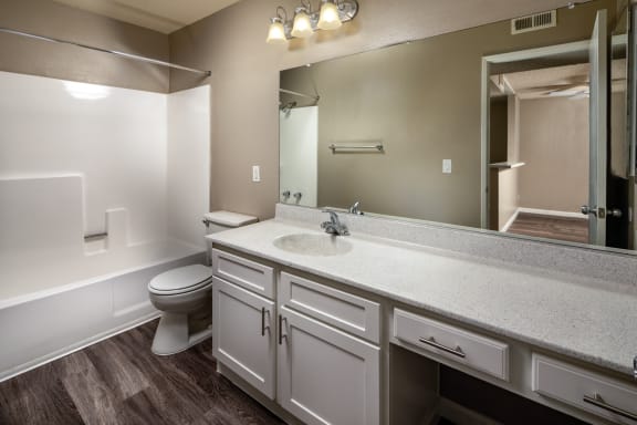 Master Bathroom at Renaissance Terrace, Long Beach, CA