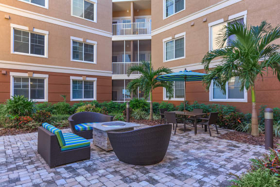 Firepit at Riversong Apartment Homes, Bradenton, FL