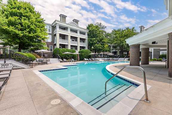 Extensive Resort Inspired Pool Deck at The Apartments at Tamar Meadow, Columbia, MD, 21045