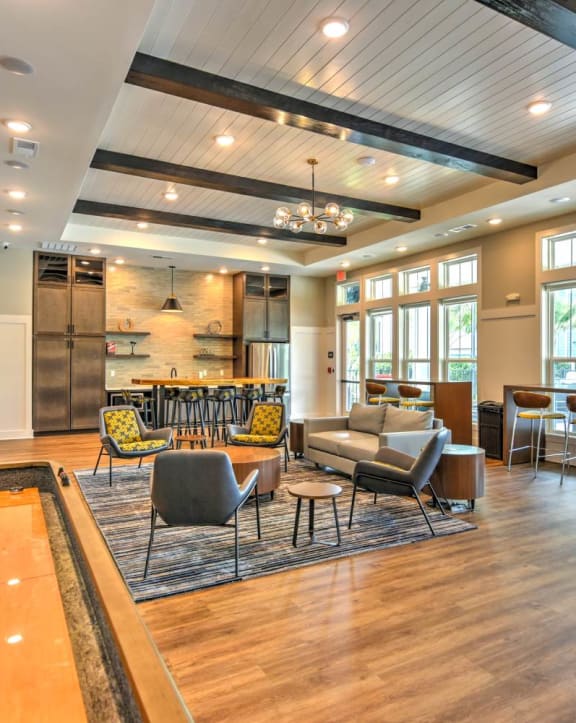 Clubroom Lounge Area at Fountainhead, Jacksonville, Florida