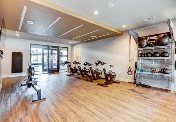 the gym at the callaway house austin at AMARA, San Antonio, 78257