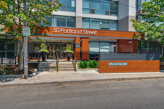 Exterior of Fifty on the Park