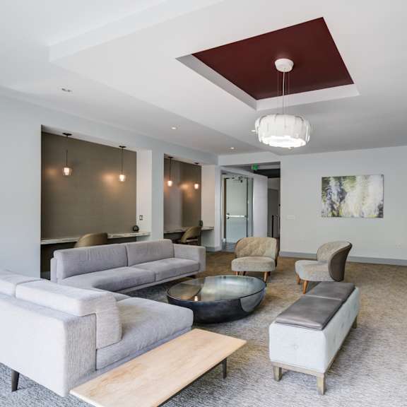 Fitness center with cardio machines at RE150 luxury apartments in Medford, MA