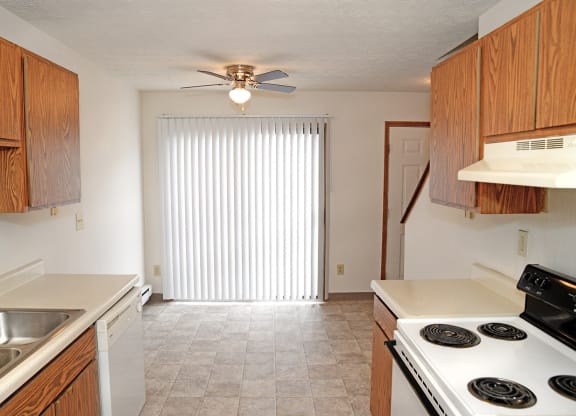 in unit kitchen
