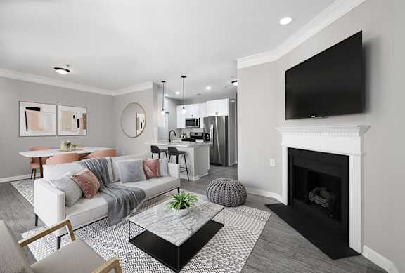 Legacy suites include quartz countertops, hardwood-inspired flooring, new cabinetry, lighting and stainless steel appliances