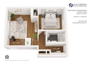  Floor Plan One Bedroom
