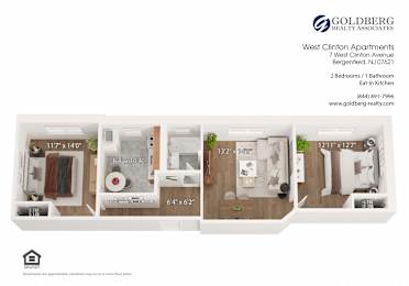  Floor Plan Two Bedroom