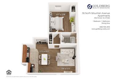  Floor Plan One Bedroom