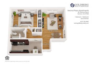  Floor Plan One Bedroom