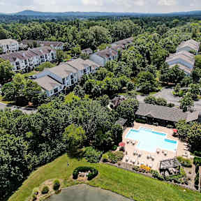 Aerial view of the community at Parc 1346, Chattanooga, TN, 37421