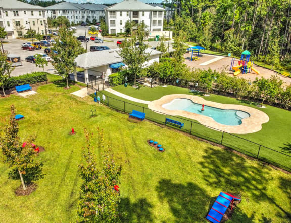 Backyard Pool at Palm Bay Club, Jacksonville, Florida, 32258