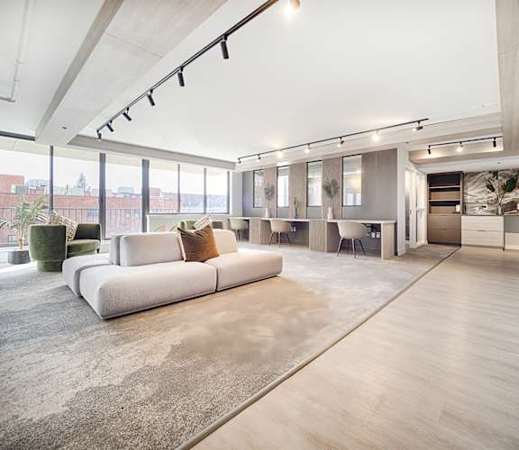 Living Area at The Irvine, Philadelphia, PA