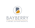 The image is a logo of Bayberry Farms Apartments.