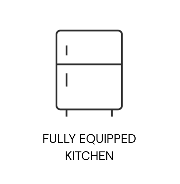 A black and white image of a cabinet with two doors.
