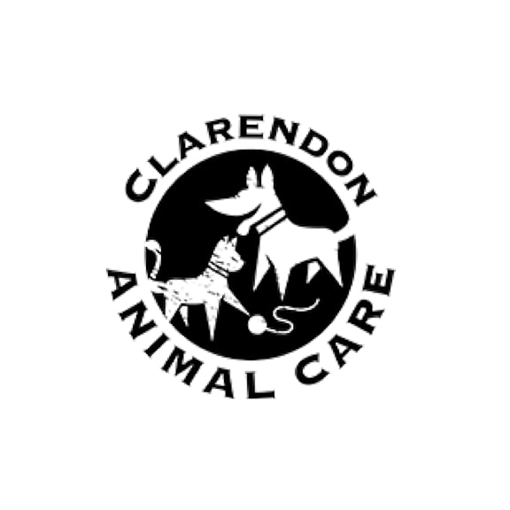 The image is a logo for Clarendon Animal Care.
