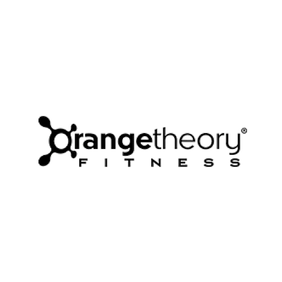 The image is a logo for a company named Orange Theory Fitness.