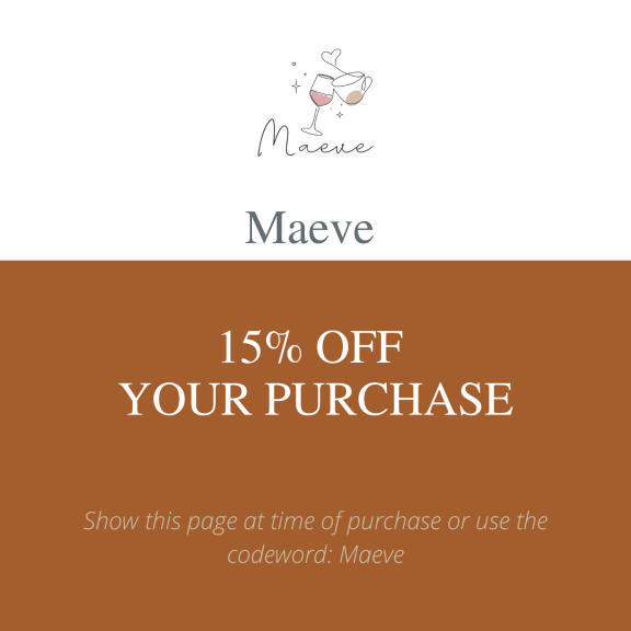 show this page at time of purchase or use the keyword maeve 15