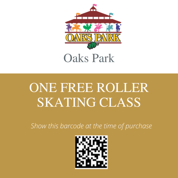 one free roller skating class show this barcode at the time of purchase