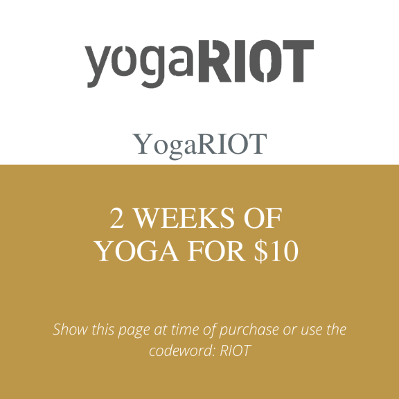 2 weeks of yoga for s10 show this page at time of purchase or use