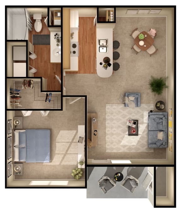 1 & 2 Bedroom Apartments in Portland, TX Pavilions at Northshore