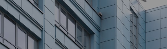 a close up of the side of a building
