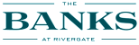 The logo for The Banks at Rivergate.