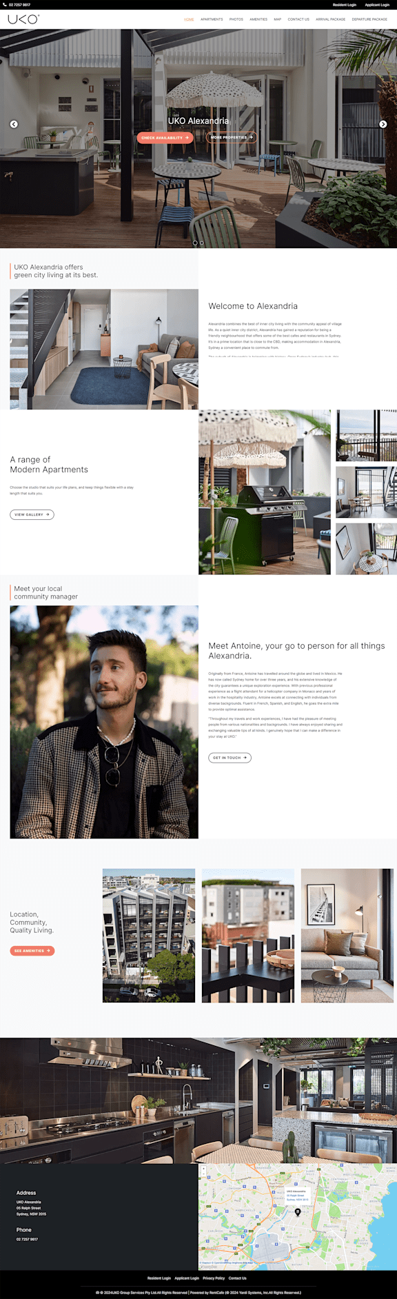 a screenshot of a website with different pictures and