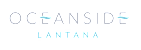 The image displays the text "Oceanside Lantana" in a stylized font.