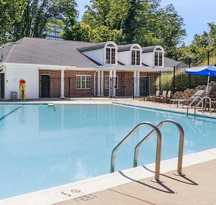 Swimming pool at The Barrington in Silver Spring MD