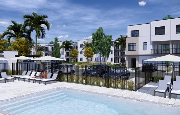 High Altitude Apartment Complexes With Resort Amenities photo