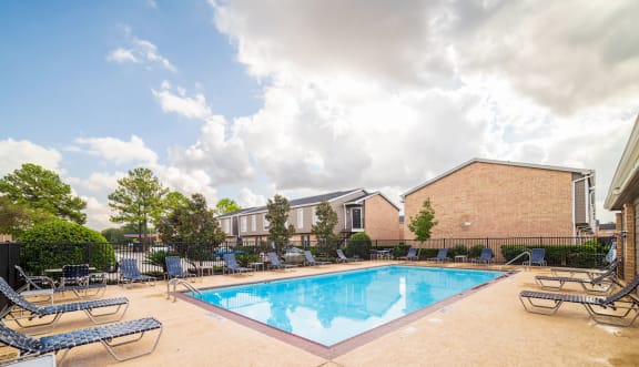 our apartments offer a swimming pool  at The Alara, Houston, TX, 77060