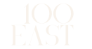 a logo for 100 best on a black background