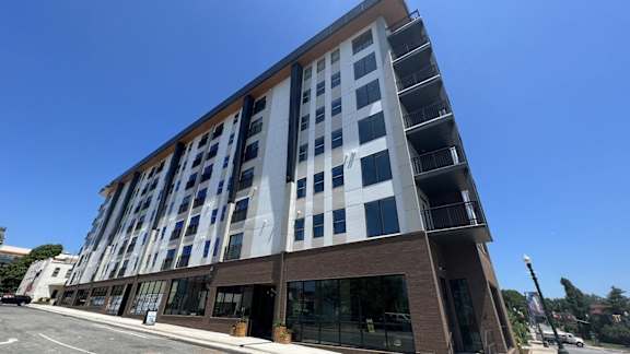 Luxury apartments in downtown Concord, North Carolina.