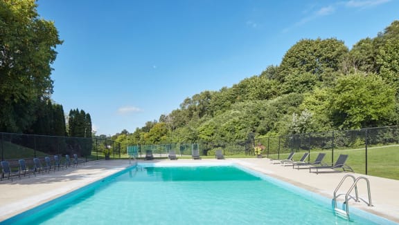 Outdoor, seasonal pool