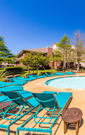 resort-style pool with spacious sundeck and available Wi-Fi