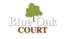 a logo for blue oak court