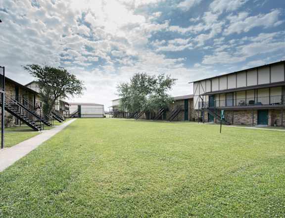 Landscaped Lawn - Apartments Port Arthur