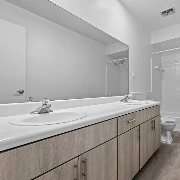the preserve at ballantyne commons apartment bathroom with sink and toilet