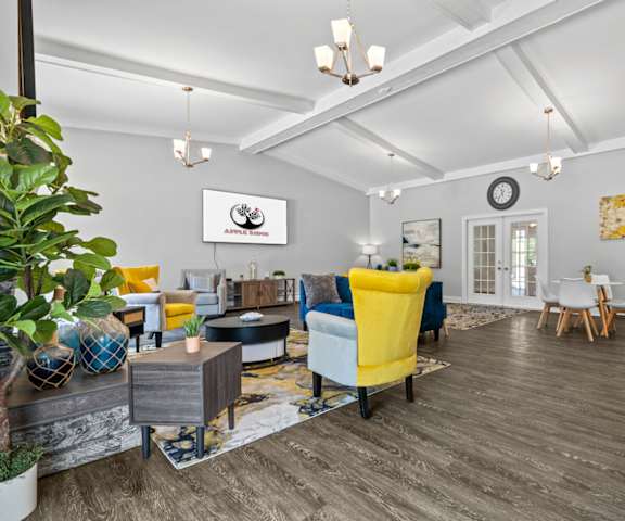 the preserve at ballantyne commons apartment living room
