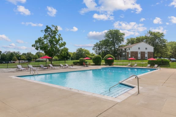 Pool at Residences at Grand Blanc Apartments - Grand Blanc, MI, Grand Blanc Twp