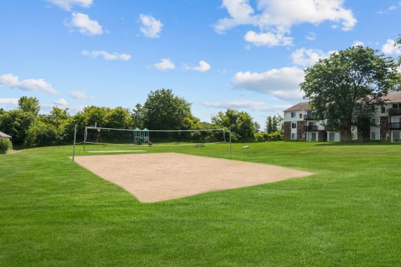 Beach Volleyball Court at Residences at Grand Blanc Apartments - Grand Blanc, MI, Grand Blanc Twp, Michigan