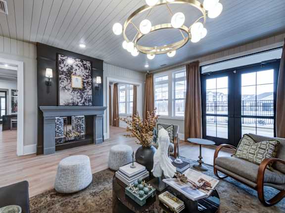 The Carolinian Apartments in Wilson, NC Clubhouse Lounge