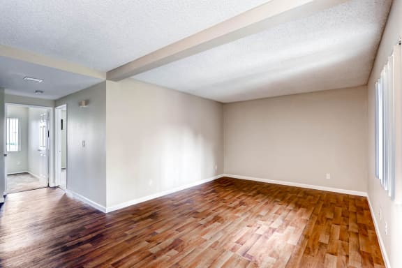 A Standard Living Room at Midway Gardens Apartments