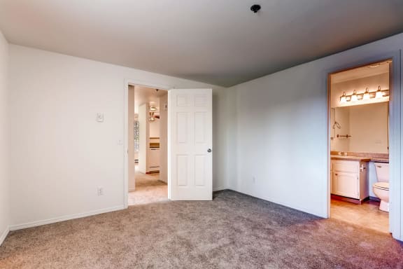 Our Apartments Bedroom at Newport Heights Apartment in Tukwila Washington