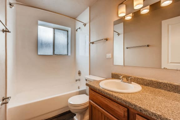Bathroom at Scandia Apartments