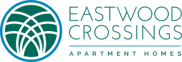the logo for eastwood crossing apartment homes at Eastwood Crossings in Kansas City, Missouri